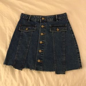 Zara TRF Denim skirt